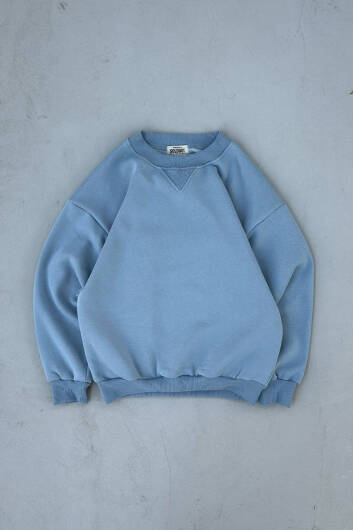 Açık Mavi Oversize Sweatshirt 