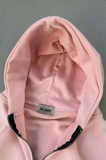 Pudra 380 GSM Oversize Boxy Fit Zip Hoodie - 5