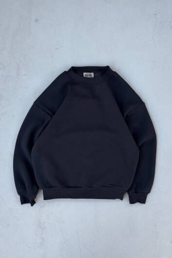 Siyah Oversize Sweatshirt 